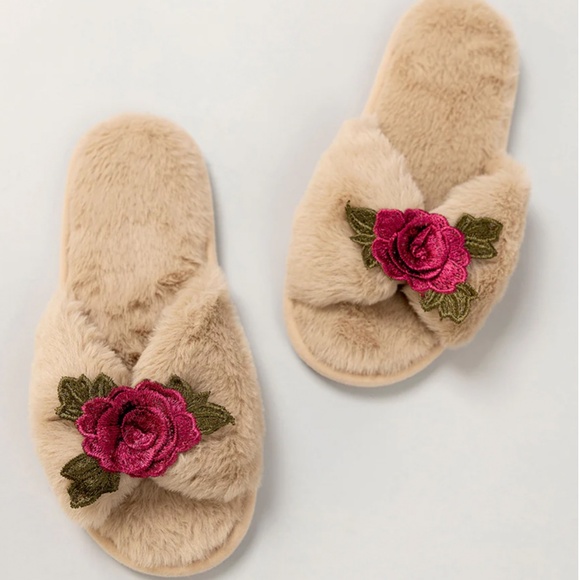 Joyfolie "Fiona Slipper in cream" NWT - Picture 2 of 4